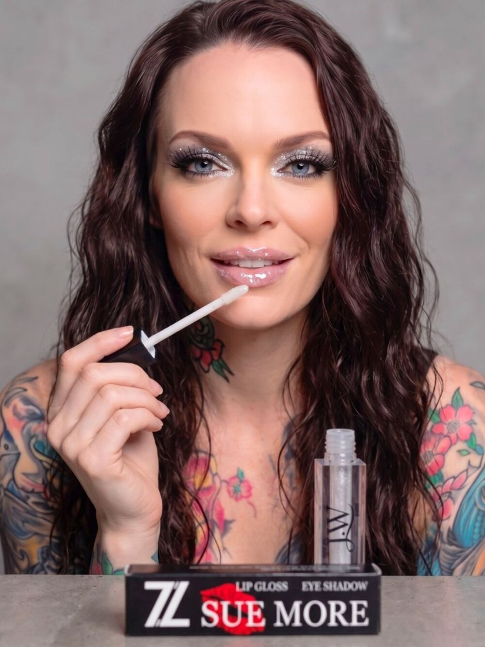 Sue More ✦ Lip Gloss, Eye Shadow ✦ Iridescent Shimmer Dual‑Use Long‑Wear Formula